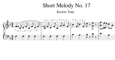 Short Melody No. 17 Rockin' Tune